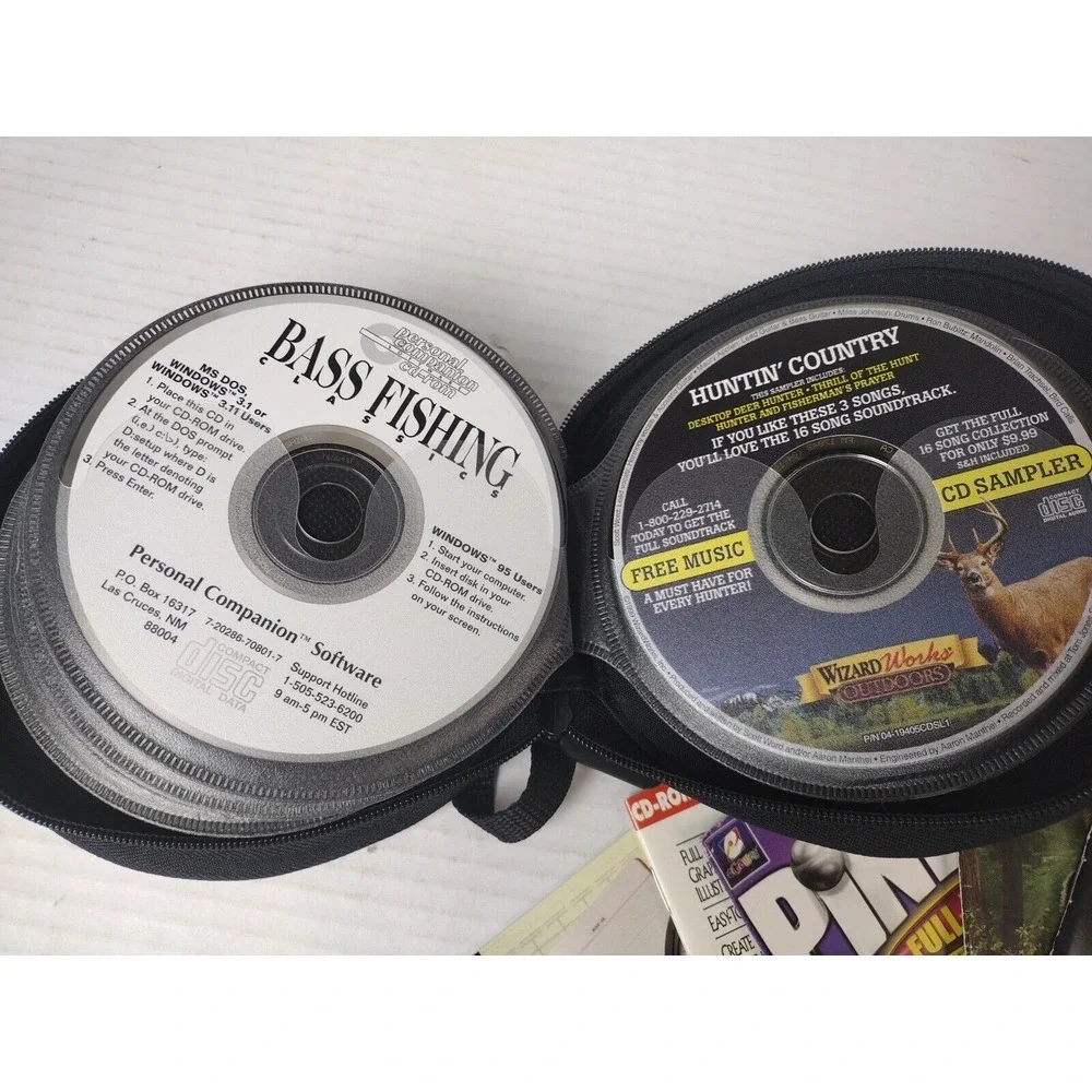 VTG Computer Games/Educational CD-ROM Lot (20) Designer, Crystal Key, Ect...